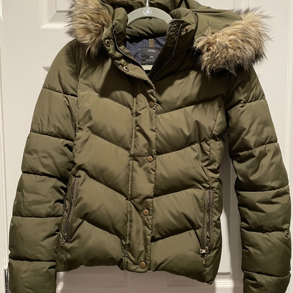 Gap Green Puffer Jacket - image 2